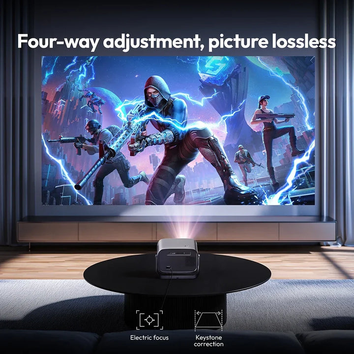 Android Projector A12 Mini 4K Ready 350 ANSI Lumens WiFi 6 Built In Speaker Back To School 2026