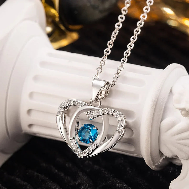 Sterling Silver Necklace Heart Shaped Pendant Minimalist jewellery Holiday Gifts 2026 Gift-Ready