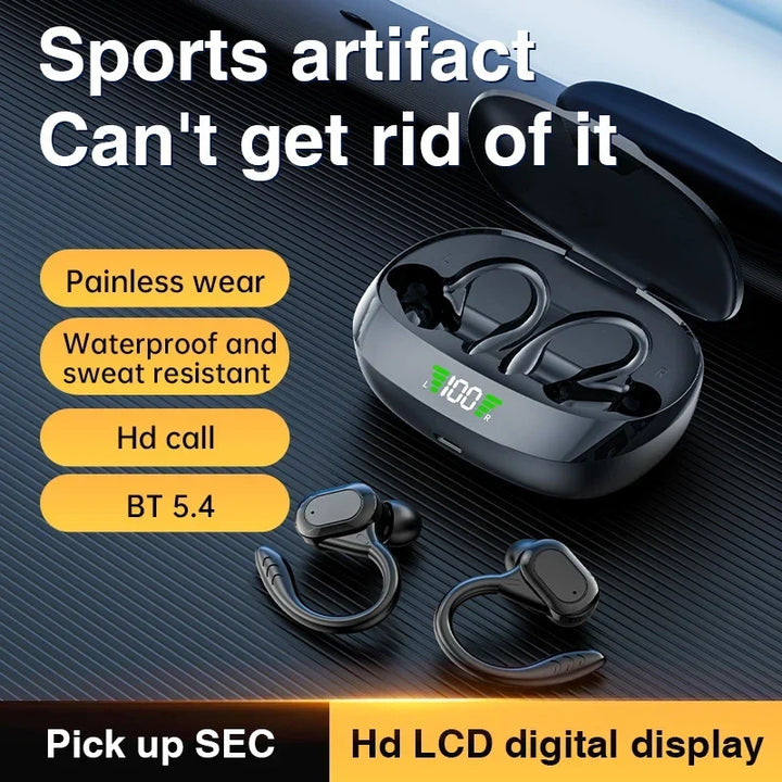 AI Translation Earphones Wireless Ear Hook Bluetooth