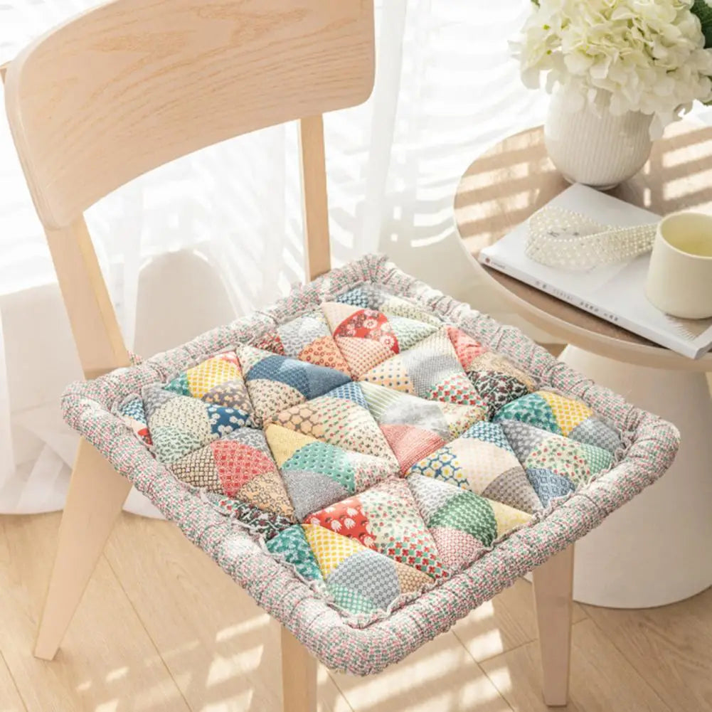 Cotton Sofa Cover Bohemian Plush Non-Slip Thickened Floral Cushion Protection