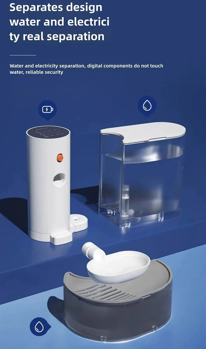 Cat Water Fountain Battery Powered - Automatic Pet Water Dispenser, Fall 2026 Hydration Gift