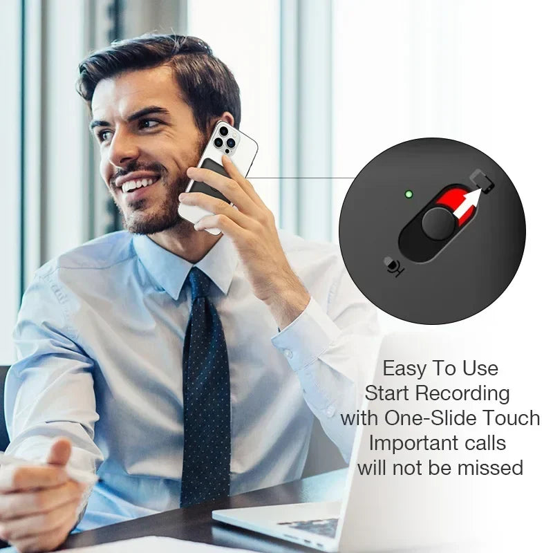 Mini Voice Recorder Clip On Magnetic Phone Dictaphone