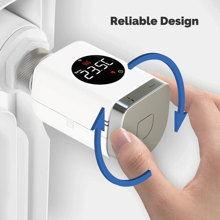 Smart Thermostat Radiator Valve TRV With WiFi ZigBee App Remote Control Energy Saving Fall 2025