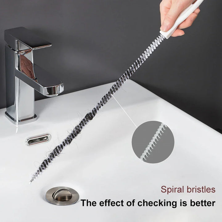 Drain Cleaner Brush Flexible Hair Clog Remover Bathroom Sink Tool Spring Cleaning 2026 Eco Friendly