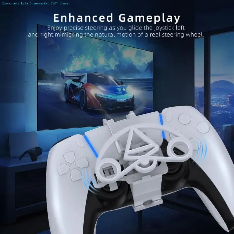 PS5 Controller Steering Wheel Attachment Gaming Accessory Fall 2026 Trend Boosts Grip and Precision