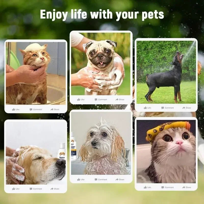 Natural 2-in-1 Puppy Shampoo &amp; Conditioner - Moisturizing Pet Grooming Care for Sensitive Skin