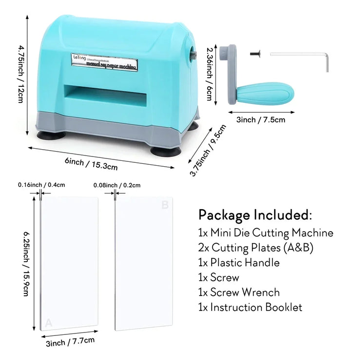 Mini Die Cutting Machine Portable Paper Embossing Tool