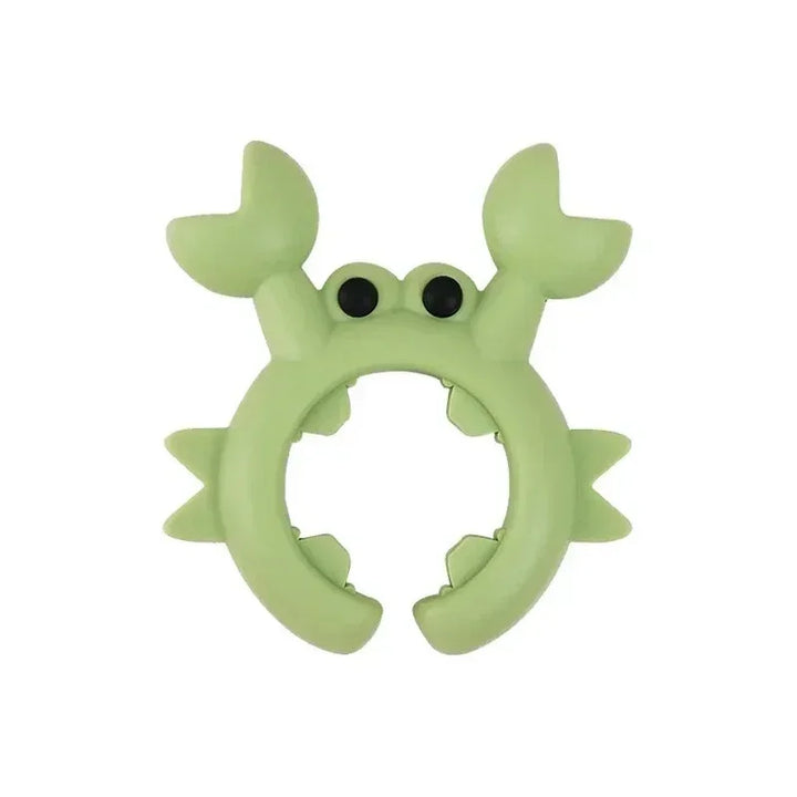 Small Crab Silicone Spatula Rack - Anti Scalding Pot Clip Kitchen Gadget
