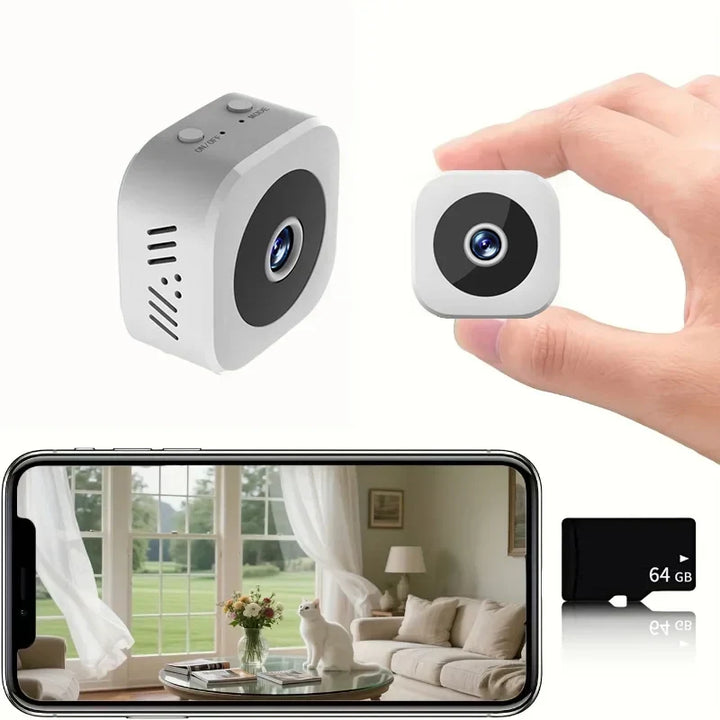 Mini Security Camera Wireless WiFi Surveillance Two Way Audio Motion Detection Infrared Night Vision 1080P Fall 2025