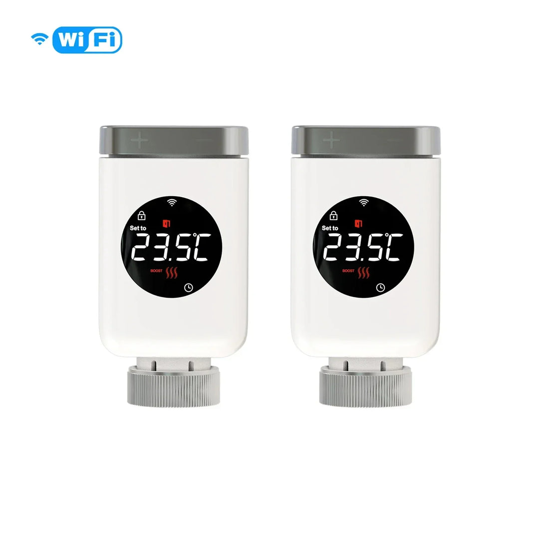 Smart Thermostat Radiator Valve TRV With WiFi ZigBee App Remote Control Energy Saving Fall 2025