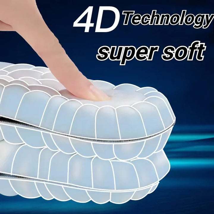 4D Massage Insoles – Ultra Soft Orthopedic Insoles For Running Shoes, Arch Support, Back To School 2025 Comfort