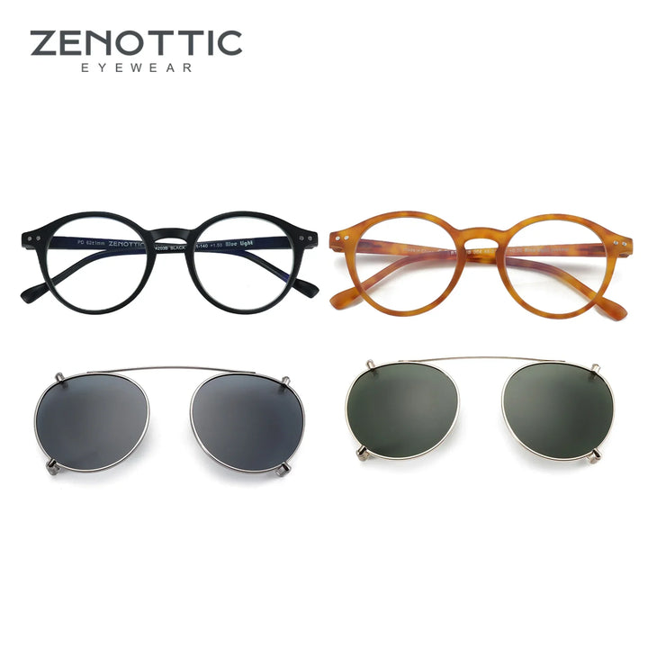 Clip On Sunglasses Retro Round Frames Anti Blue Light Polarizing Clip Ons Summer 2026
