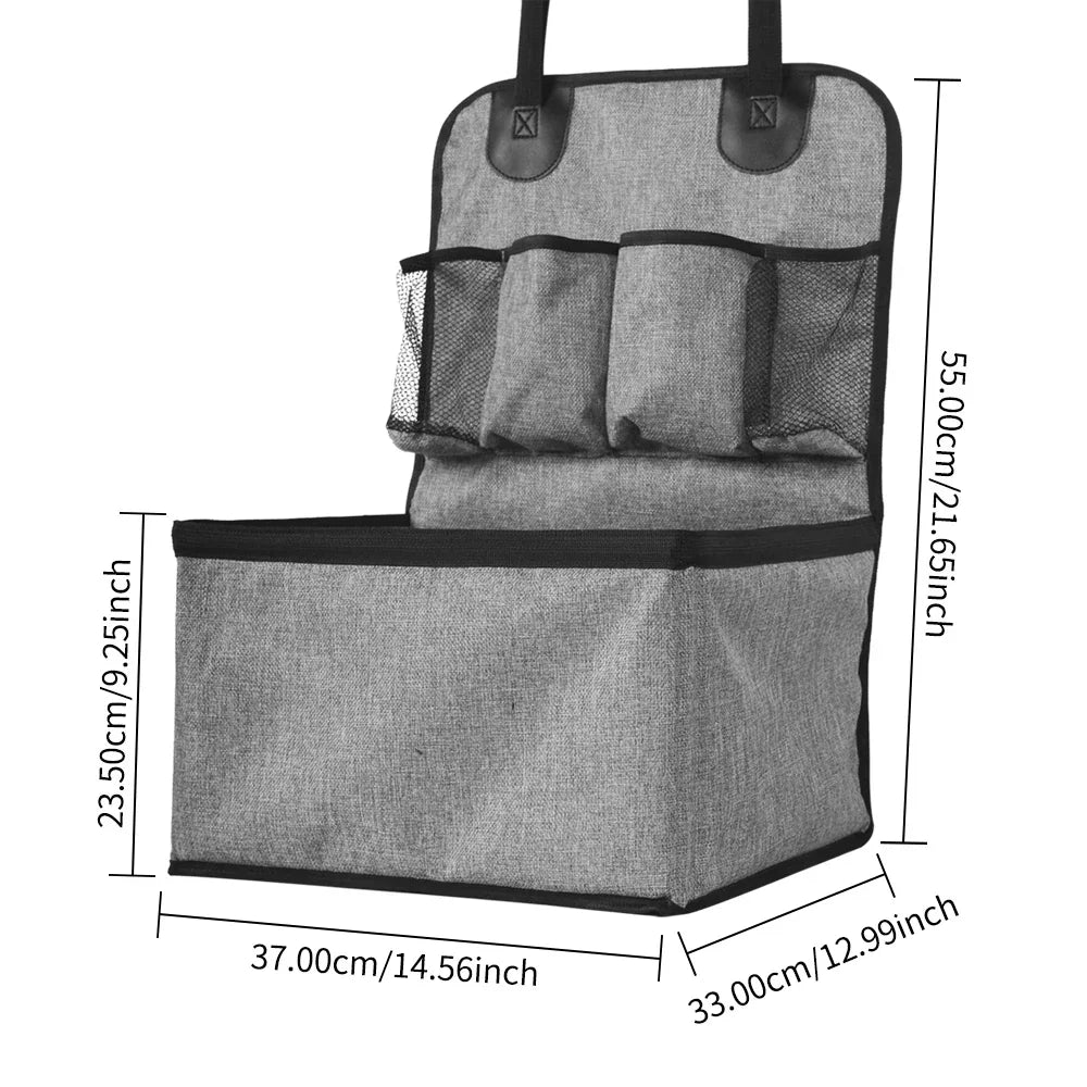 Dog Car Seat - Puppy Booster Seat for Front Seat, Storage Pockets for Small to Medium Dogs