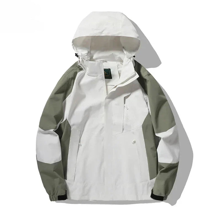 Windproof Mens Hooded Jacket - Loose Boxy, Poly, Climbing