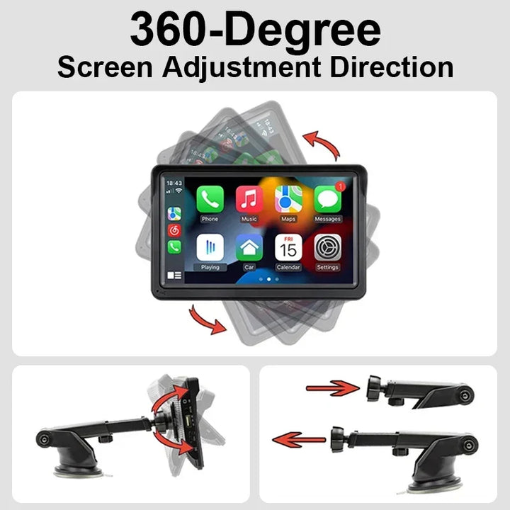 CarPlay Wireless Head Unit 7 Inch In Dash Car Stereo Universal Touch Screen Wireless Android Auto Fall 2025