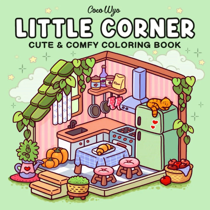 Adult colouring Book Cute Hygge Creatures Calming Relaxation Fall 2025 Mindfulness Gift