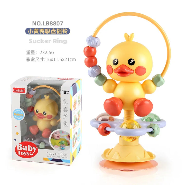 Baby Soothing Rattle Suction Cup Newborn Sensory Toys