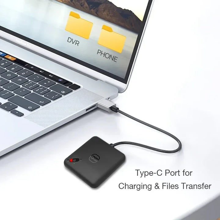 Mini Voice Recorder Clip On Magnetic Phone Dictaphone