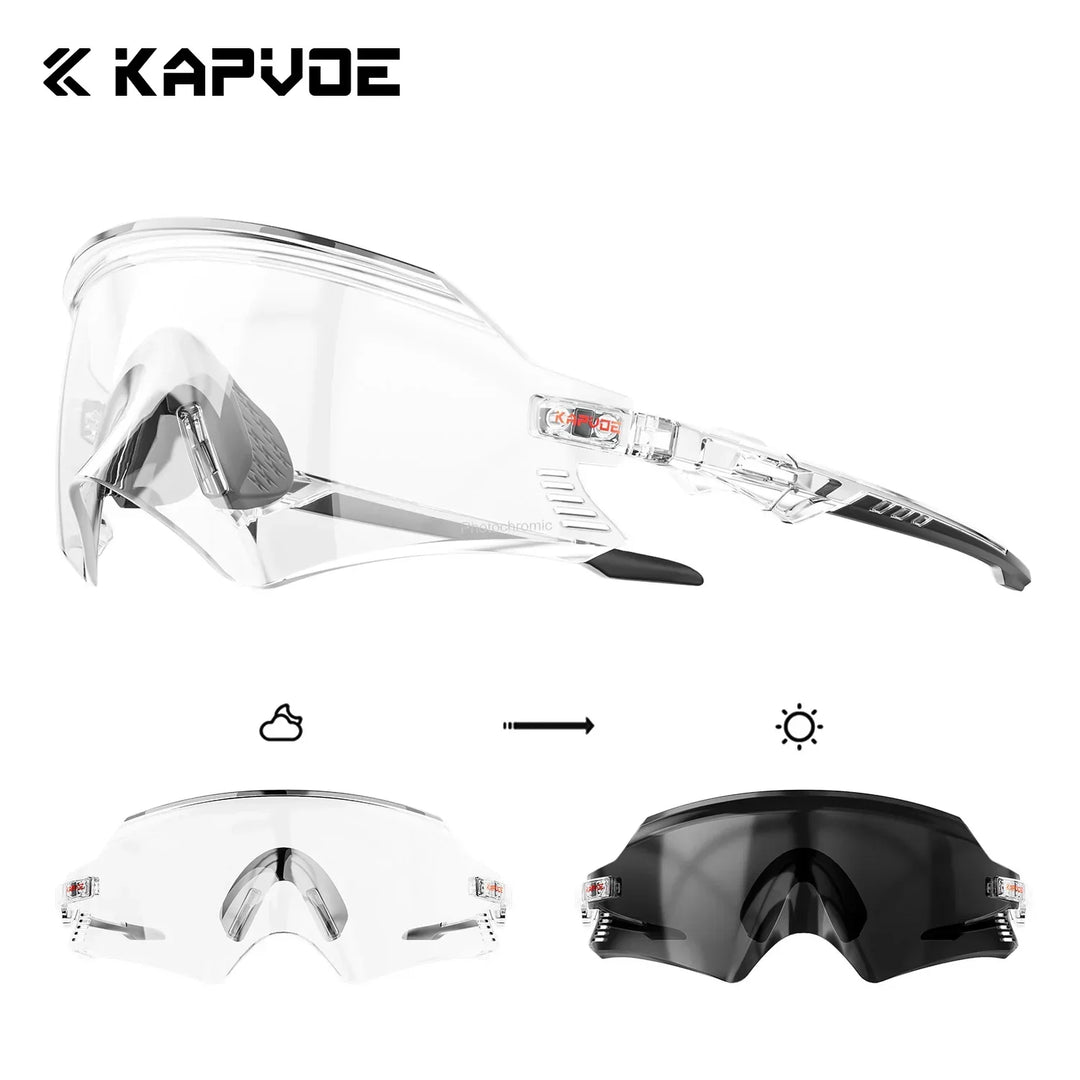 Photochromic Cycling Sunglasses Outdoor Eyewear Fall 2026 Trend UV400 Protection for Roads and Trails