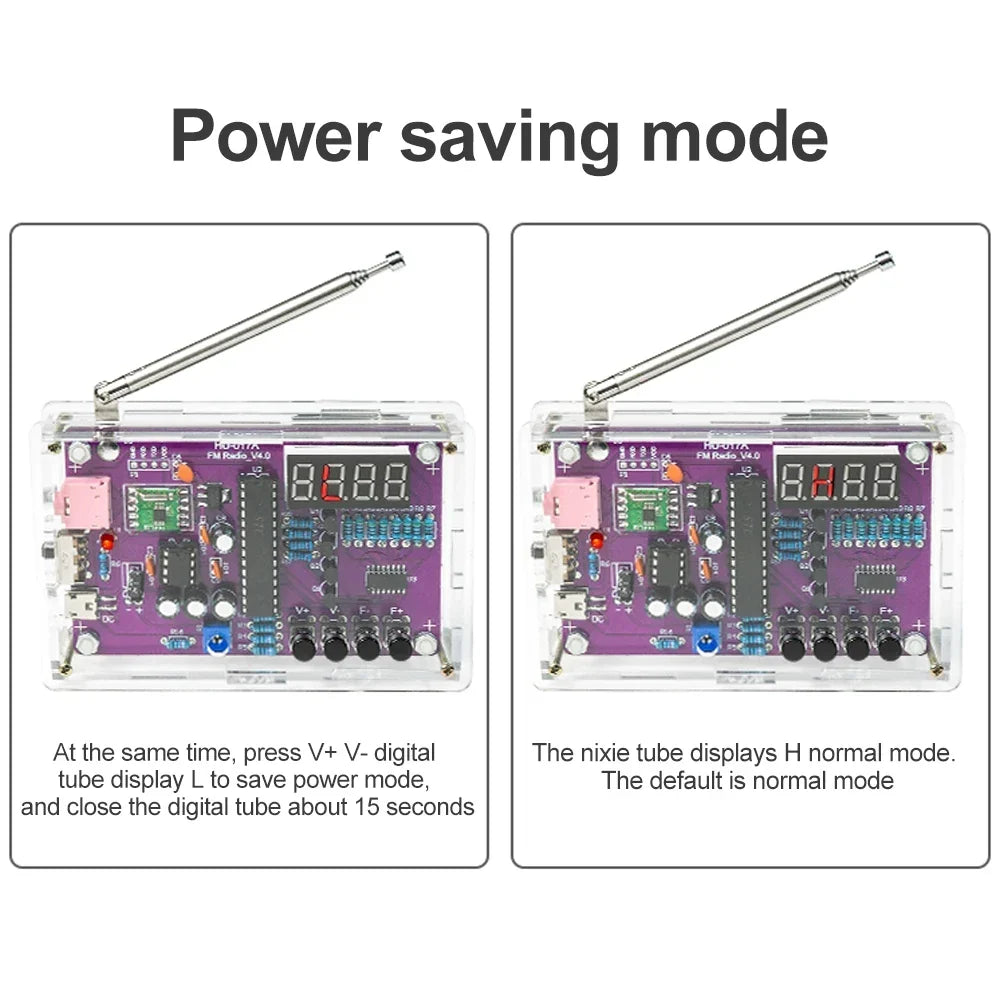 DIY FM Radio Kit 87-108MHz Adjustable Frequency Soldering Practice Kit Back to School 2026 Gift