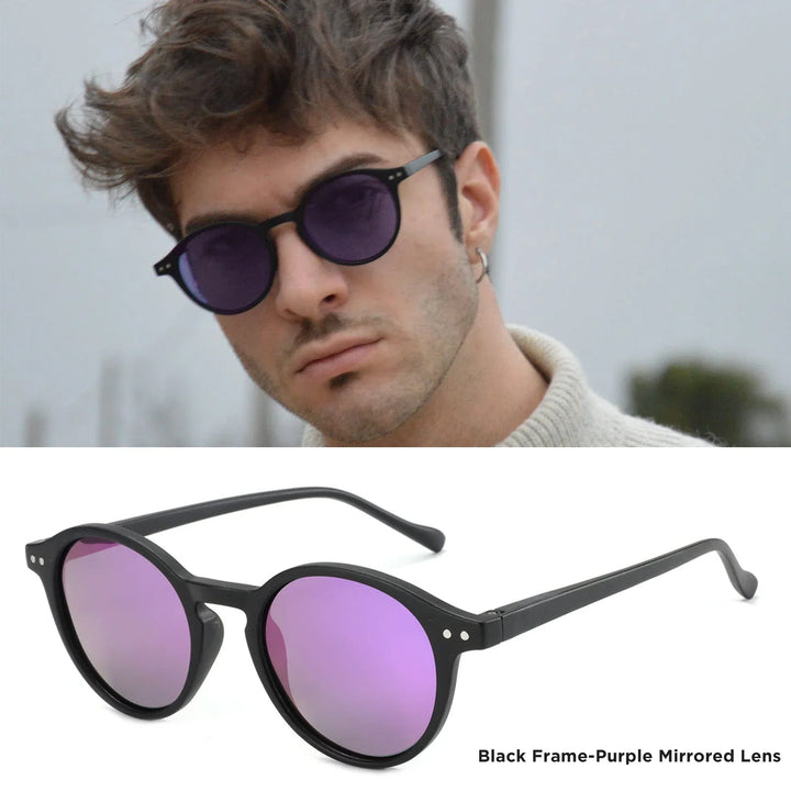 Polarized Sunglasses Round Retro Unisex Eyewear Summer 2026 Trend UV400 Protection