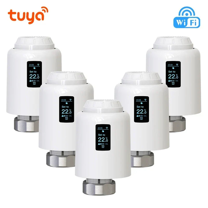 Smart Thermostatic Radiator Valve WiFi Radiator Thermostat Fall 2025 Smart Home Voice Assistant Ready
