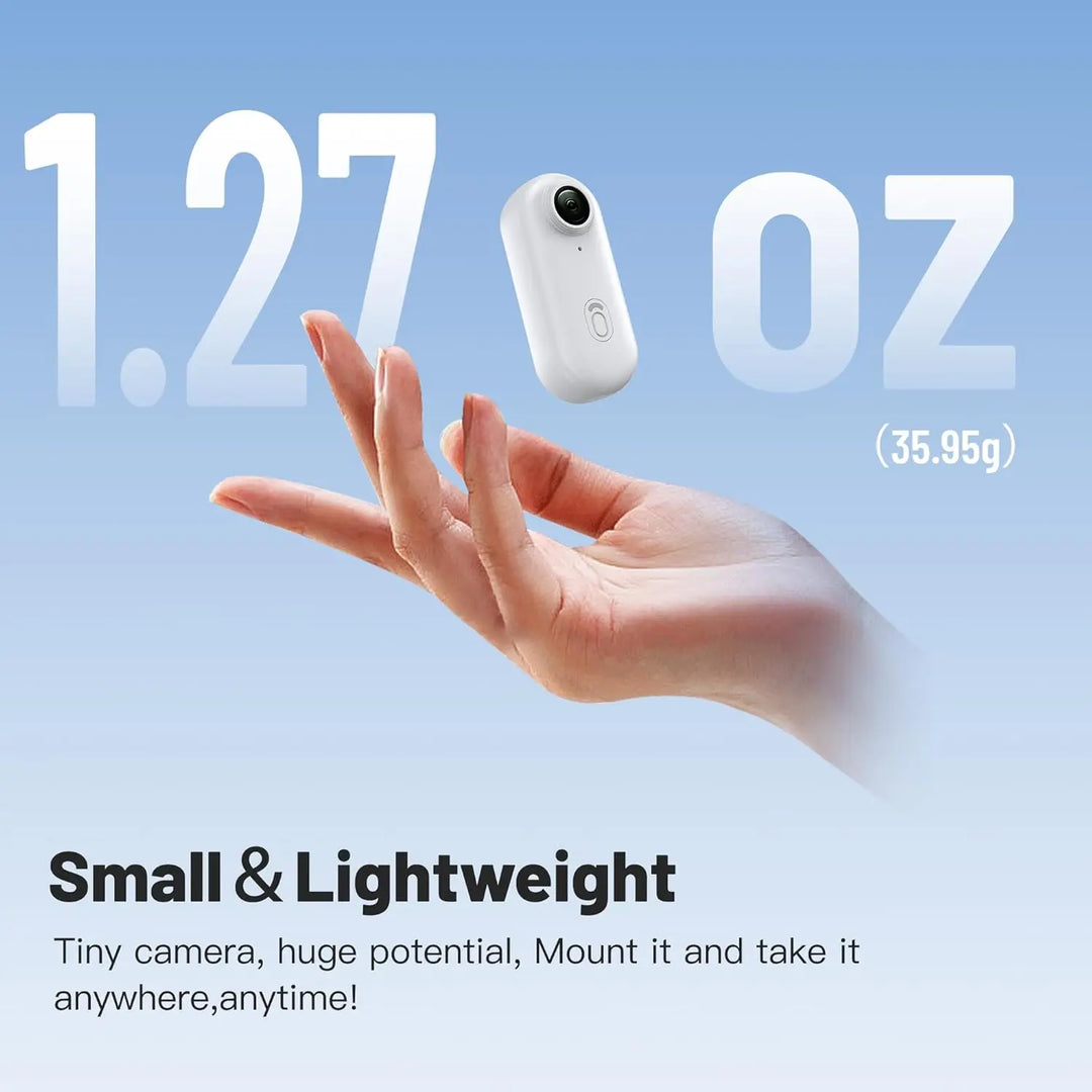 1080P Small WiFi Mini Pocket Action Camera - Portable Sports Video Recorder for Kids, Hands-Free, Body Worn