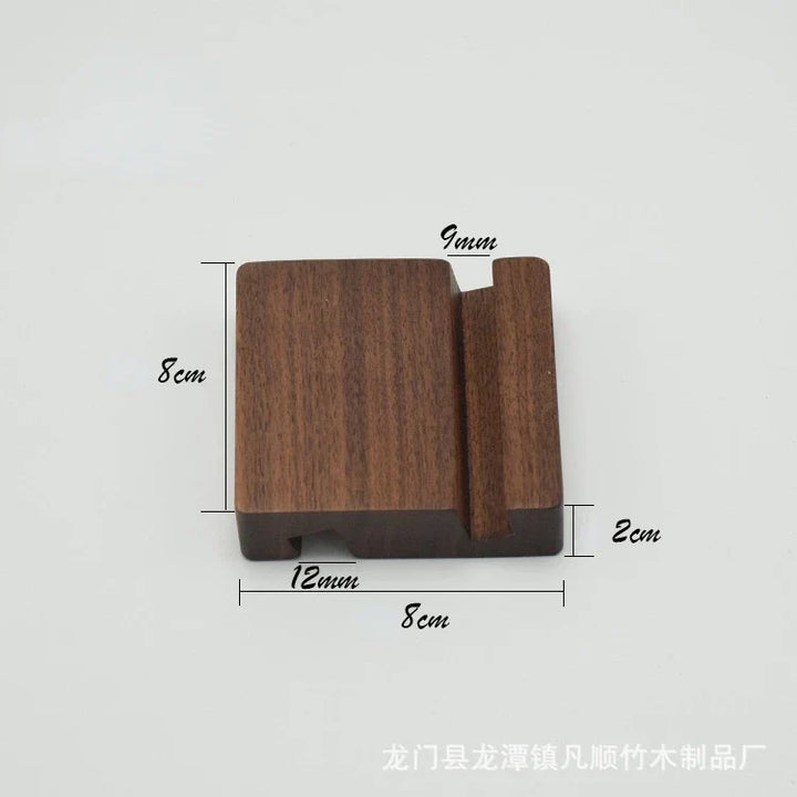 Universal Solid Wood Desk Stand Holder for Mobile Phones &amp; Tablets - Home Accessories