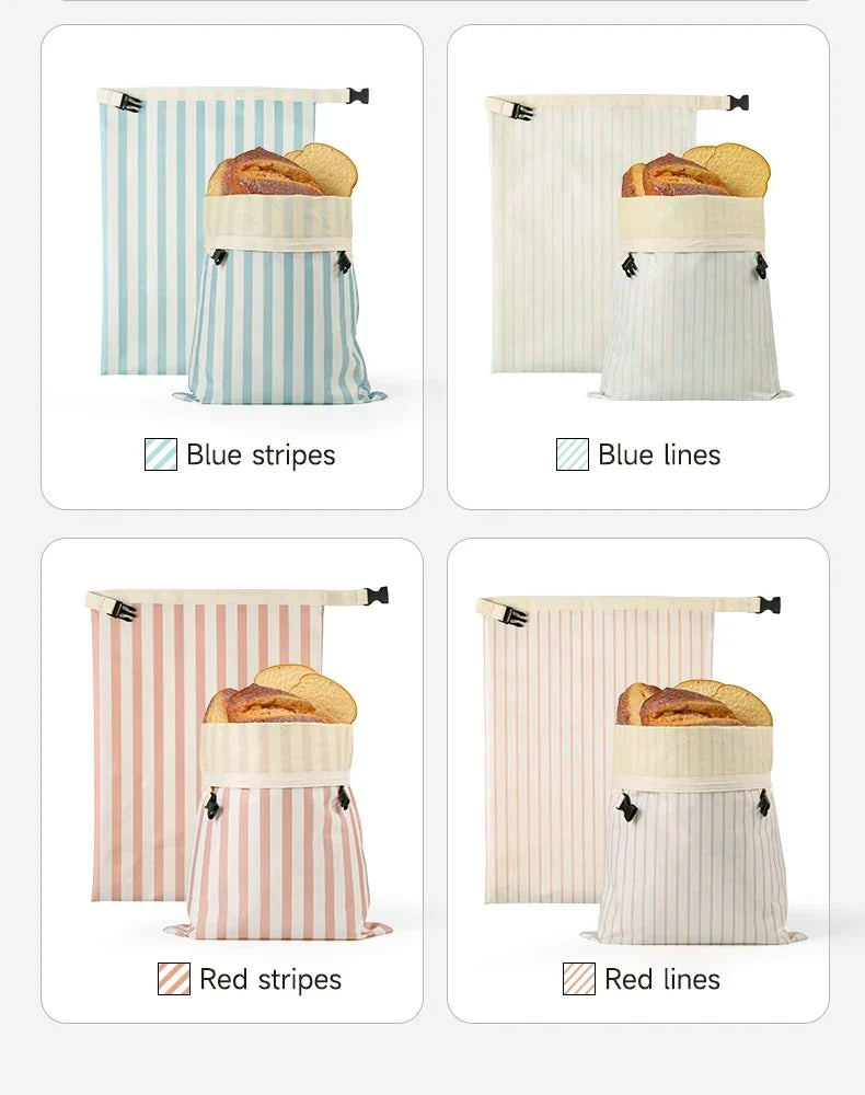 Beeswax Bread Bags 2-Pack Oxford Cloth – Eco-Friendly Reusable Food Storage Fermentation Bags 2026