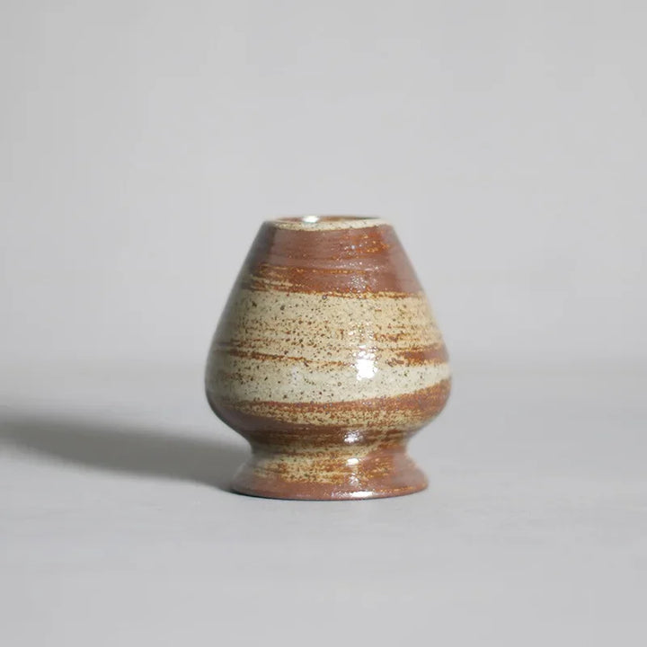 Matcha Tea Whisk Holder Pottery Stand Rustic Teaware