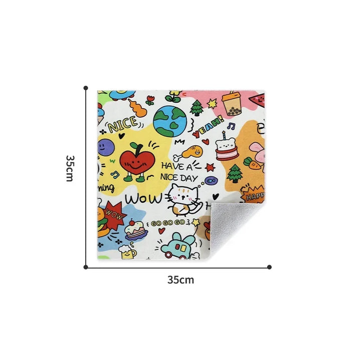Magic Cloth Makeup Bag - Portable Camera Lens Wrapping Storage, Self-adhesive Organizing Bag