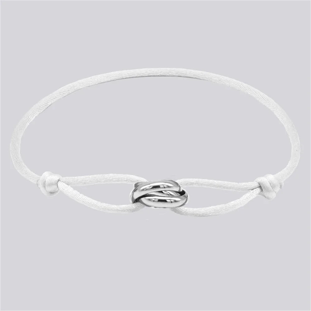 Bracelet Rope Chain Wrap Bracelet Adjustable Unisex jewelry 3 Metal Buckle Fall 2026 Trend Gift