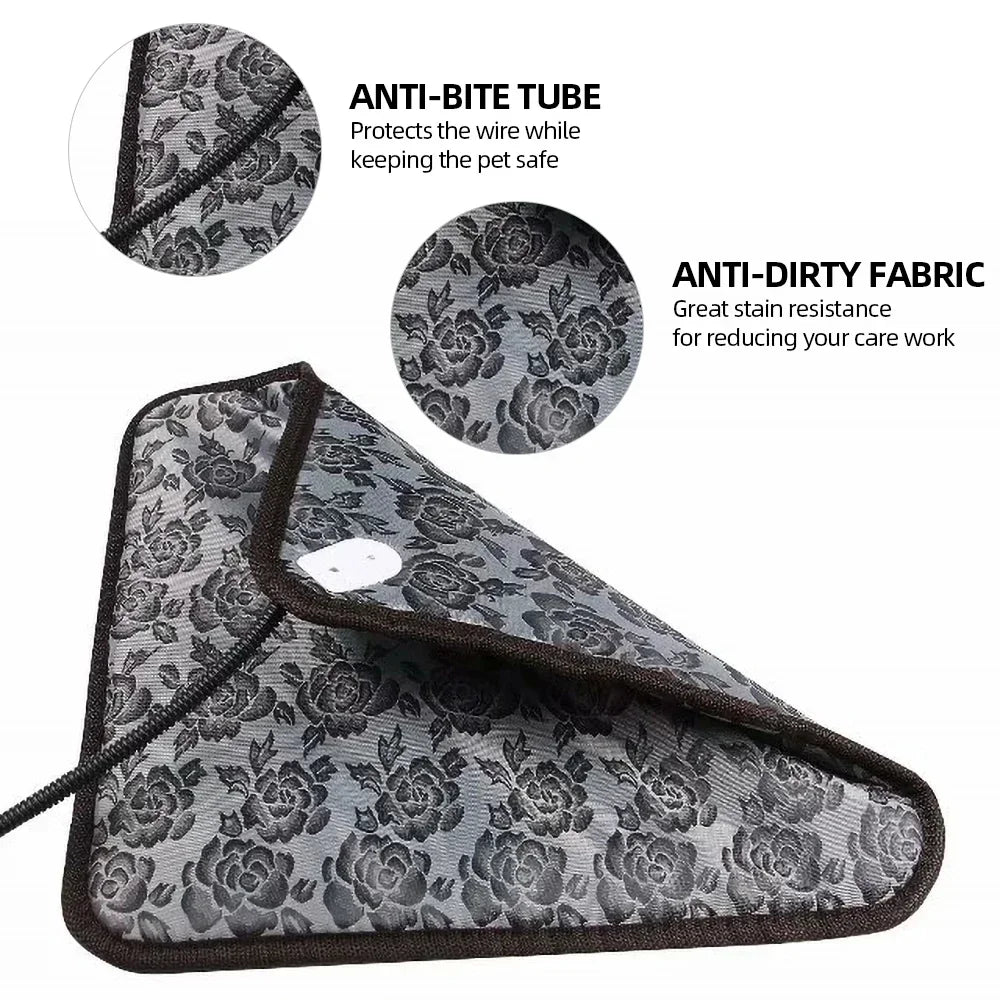 Winter Bed Heating Pad - Waterproof Warming Mat for Cats and Dogs