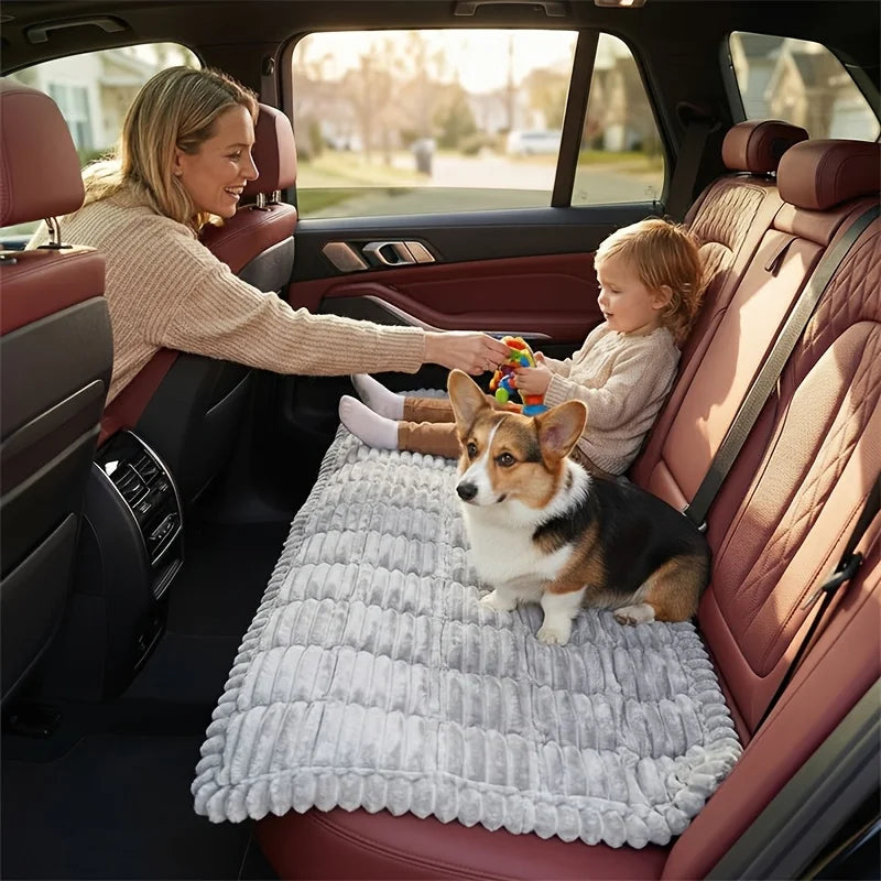 Dog Car Seat Cover Polyester Durable Car Seat Protector Pad - Anti Dirty, Easy Install, Fall 2026 Travel Essential