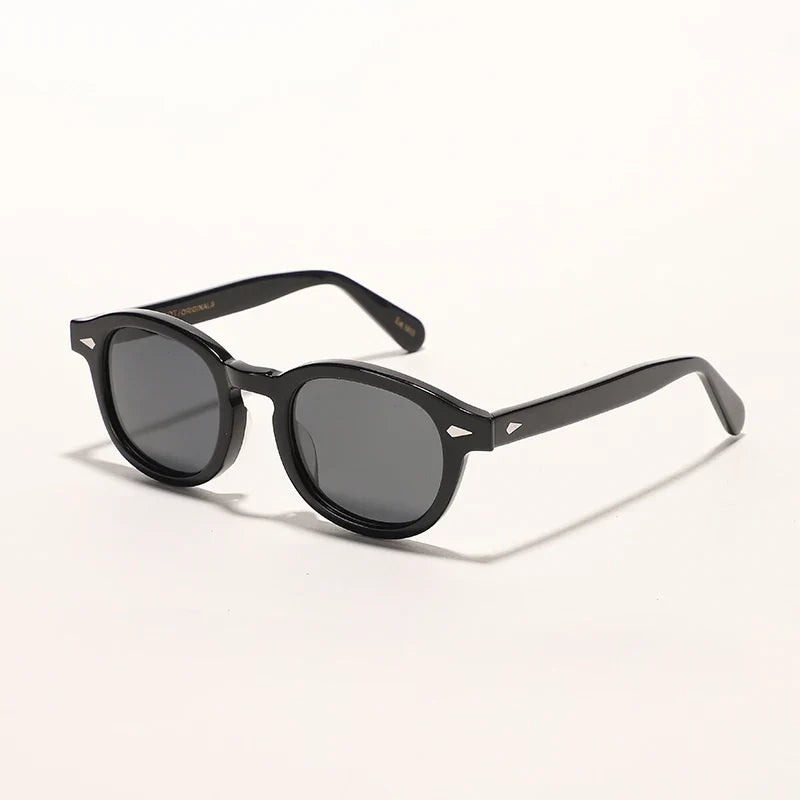 Polarized Sunglasses Vintage Round Acetate Frame Summer 2026 Driving Glare Reduction Gift Idea