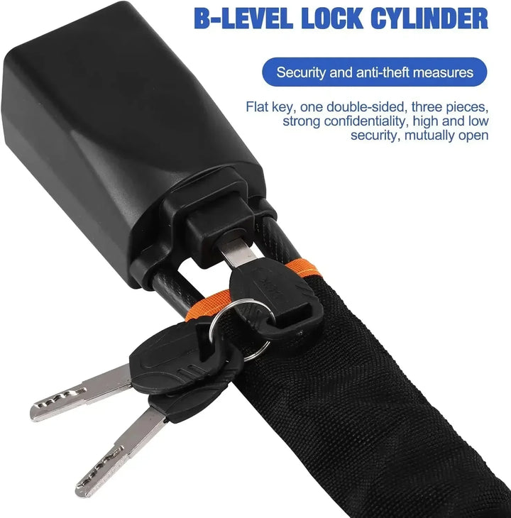 Universal Car Steering Wheel Lock with Seatbelt Buckle – 3-Key Anti-Theft Security Device 2026