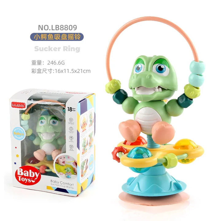 Baby Soothing Rattle Suction Cup Newborn Sensory Toys