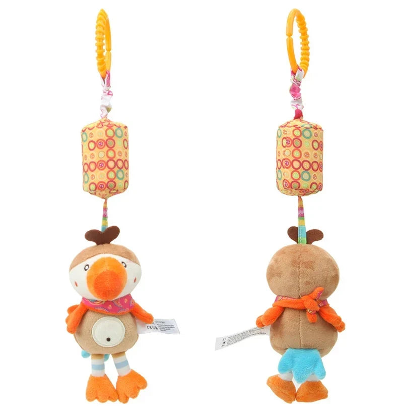 Baby Rattle Hanging Plush Toy Newborn Sensory Toys Gift
