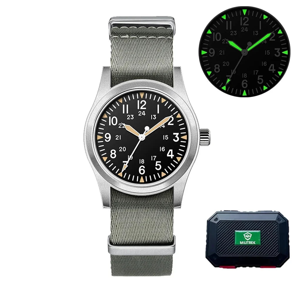 Military Quartz Field Watch 37mm Sapphire Fall 2025