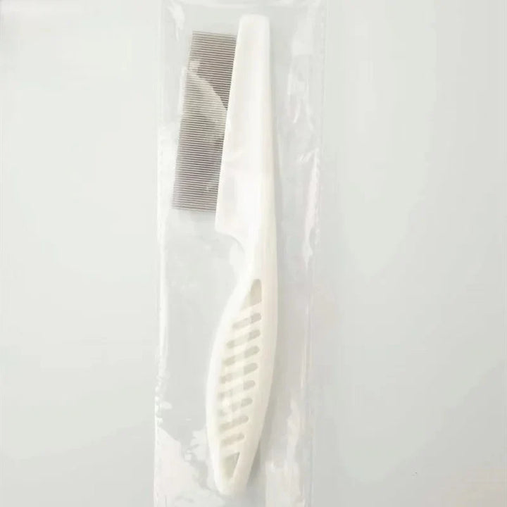 Stainless Steel Pet Grooming Comb - Flea &amp; Shedding Brush for Cats &amp; Dogs, Massage Tool