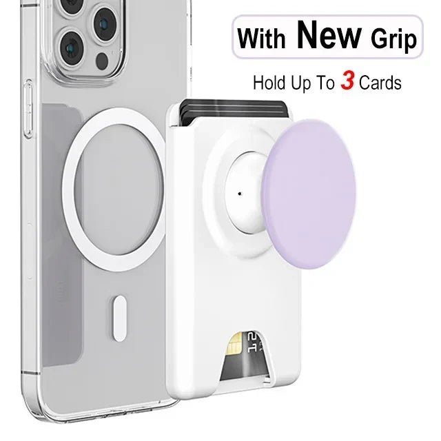 Magnetic Wallet With Expanding Grip For Phones Universal Card Holder Case Anti Scratch And Dustproof Back To School 2026