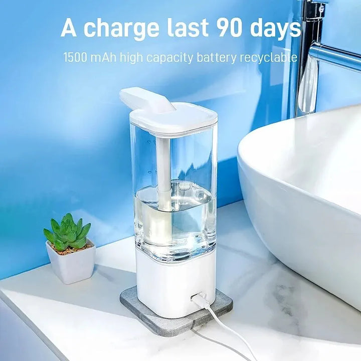 Automatic Sensor Hand Sanitizer Dispenser - 550ml Smart Soap Machine for Kitchen and Bathroom Use