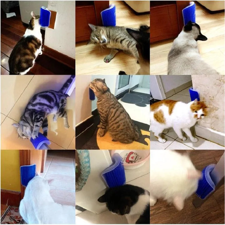 Cat Grooming Scratcher Brush &amp; Massager for Dogs and Cats - Pet Hair Remover, 8 colours