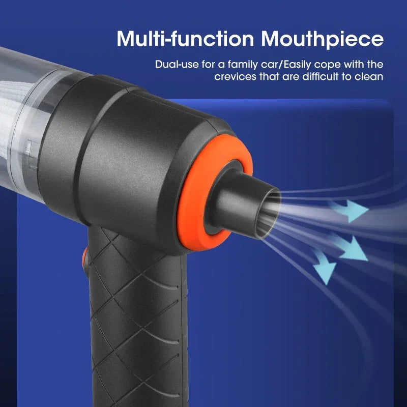 Cordless Handheld Mini Vacuum Cleaner - Wireless Auto &amp; Home Dual Use, Strong Suction, Household Cleaning