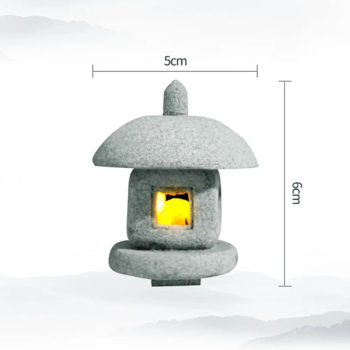 Pagoda Lantern Garden Statue Zen Yard Light Miniature Lamp for Micro Landscape Decor Fall 2026 Trend