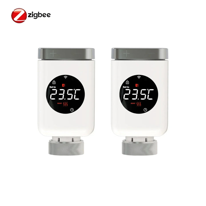 Smart Thermostat Radiator Valve TRV With WiFi ZigBee App Remote Control Energy Saving Fall 2025