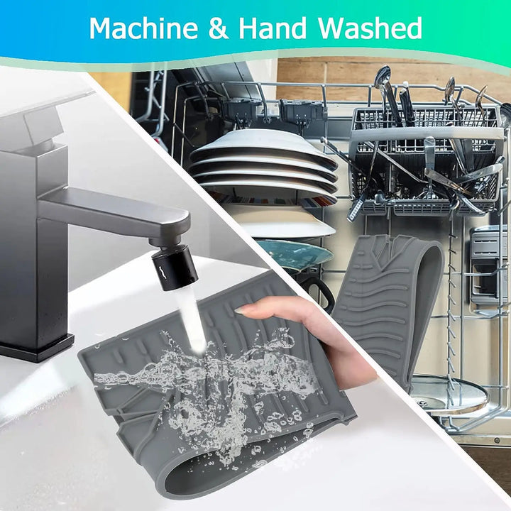 Sink Splash Guard Silicone Mat Countertop Protector