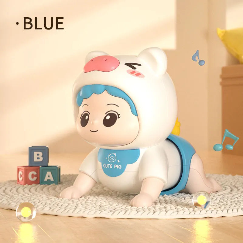 Baby Crawling Guide Toy Newborn Sensory Toys Music Aid