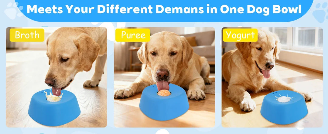 Anti-Choking Slow Feeder Dog Bowl – Non-Slip Lick Mat 3/4 Cup Liquid Treat Holder for Dogs 2026