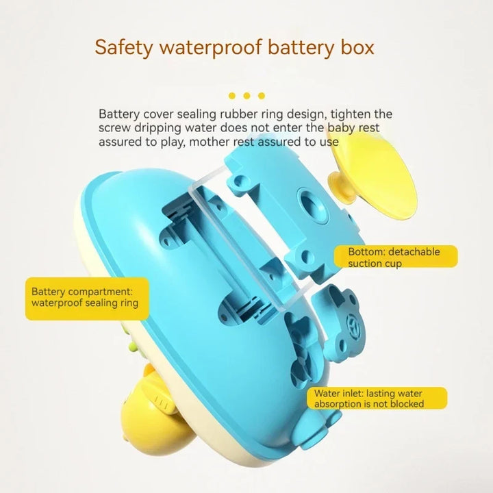 Cute Duck Electric Water Spray Bath Toys for Kids Fun Interactive Bathing Gifts
